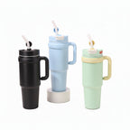 1000mL stainless steel insulated tumbler standing upright on a white background.