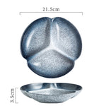 Breakfast Compartments Plate Dish Household