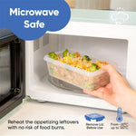 Microwave Freezer Safe Storage Boxes