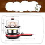 Household Breakfast Machine Stainless Steel Egg Steamer Egg Cooker Omelette Device
