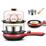 Household Breakfast Machine Stainless Steel Egg Steamer Egg Cooker Omelette Device