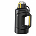 Front view of a 316 stainless steel vacuum flask with a durable construction.