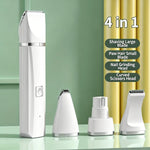 4-in-1 Pet Grooming Kit For Small Dogs Cats, Professional Quiet Rechargeable Hair Trimmer