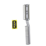Pet Hair Cutting Comb With Replaceable Blades
