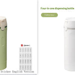 4 In 1 Travel Dispenser Portable Travel Bottles Leak Proof Leakproof Travel Container For Perfume Shampoo Conditioner Lotion