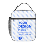 Black Portable Insulated Lunch Bag