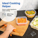 Microwave Freezer Safe Storage Boxes