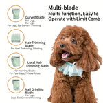 4-in-1 Pet Grooming Kit For Small Dogs Cats, Professional Quiet Rechargeable Hair Trimmer