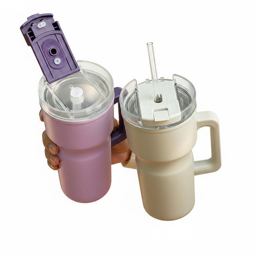Large-capacity travel tumbler shown upright on a flat surface.