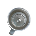 Collection of portable stainless steel car tumblers in assorted colors.